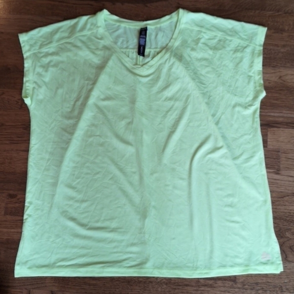 𝅺REEBOK RBX Neon Yellow Sleeveless Tank 1X - Picture 1 of 4